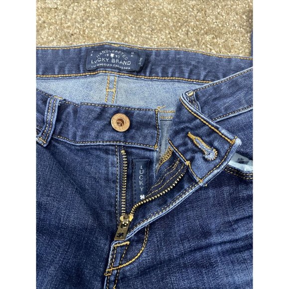 Lucky Brand Woman's LOLITA SKINNY Jeans Size 2/26 Size 29x29” Dark Wash - Picture 5 of 12